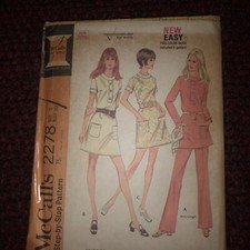LOVELY VTG 1970s DRESS PANTS McCALLS Sewing Pattern 5/30