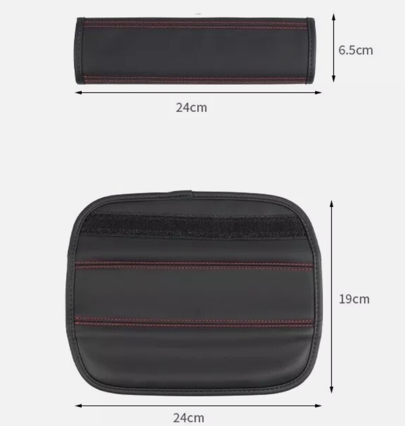 For Honda 2PCS Black Car Seat Belt Cover Shoulder Protector Cushion Pad