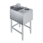 22 in. x 18 in. Mixology Station - Underbar Hand Sink with Glass Rinser