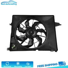 621-493 Radiator Cooling Fan Assembly For 2010-2012 Hyundai Santa Fe 2.4L 2.5L