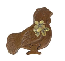 Trinket Puzzle Box - Rooster - Island Wood Collection Hawaii