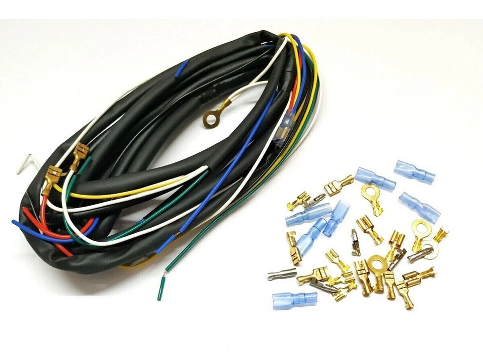 VESPA 12V WIRING LOOM HARNESS FOR VESPA VBB SUPER SPRINT RALLY WITH PX ENGINE - Image 2 of 2