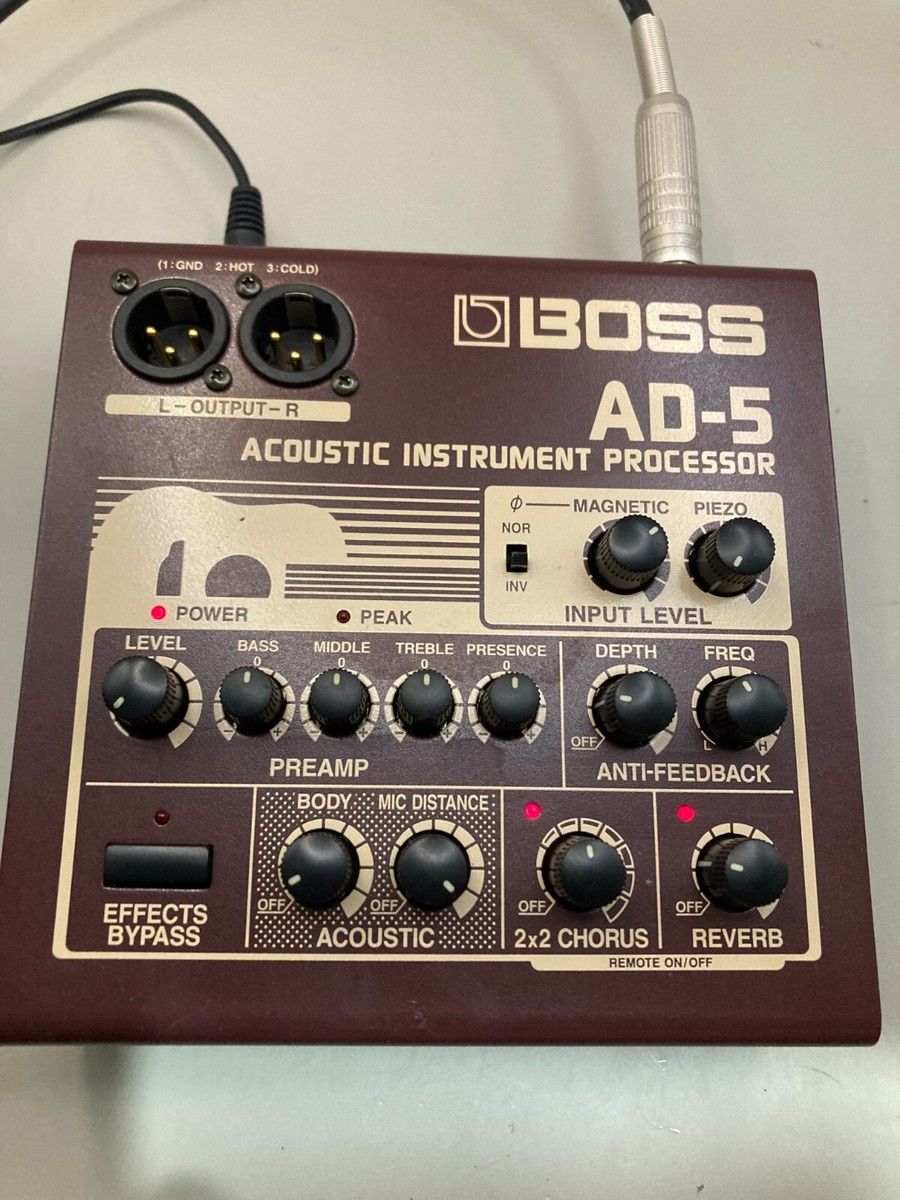BOSS AD-5 Acoustic instrument processor