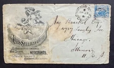 WINE - SPIRITS - LIQUOR AD Cover  - W. AUSTRALIA 1901 - PERTH SHIP MAIL ROOM Ccl