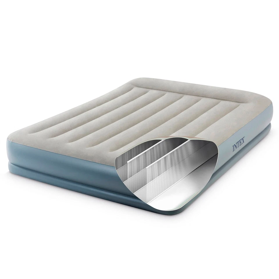 Bett Matratze Auto Aufblasbare Reisen Oder Gästebett Intex 152x203x30cm Durabeam - Bild 3 von 4