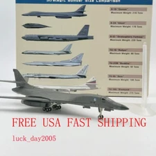 Wltk USAF EL28BW Rockwell B-1B Lancer Bomber 1/200 Diecast Aircraft Model US SHP