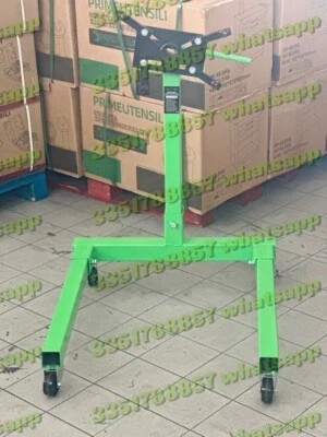 PRIMEUTENSILI Supporto Per Motore Rotore 360 Gradi 600kg Officina Riparazione 100/77/87 Cm