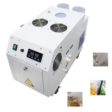 9kg/h Industrial Ultrasonic Humidifier Water Sprayer Cooler 110V Double Outlet