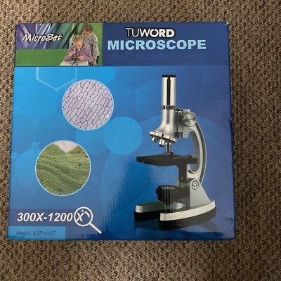 TELMU Mikroskop 300X-1200X Vergrößerung Compound Binokular