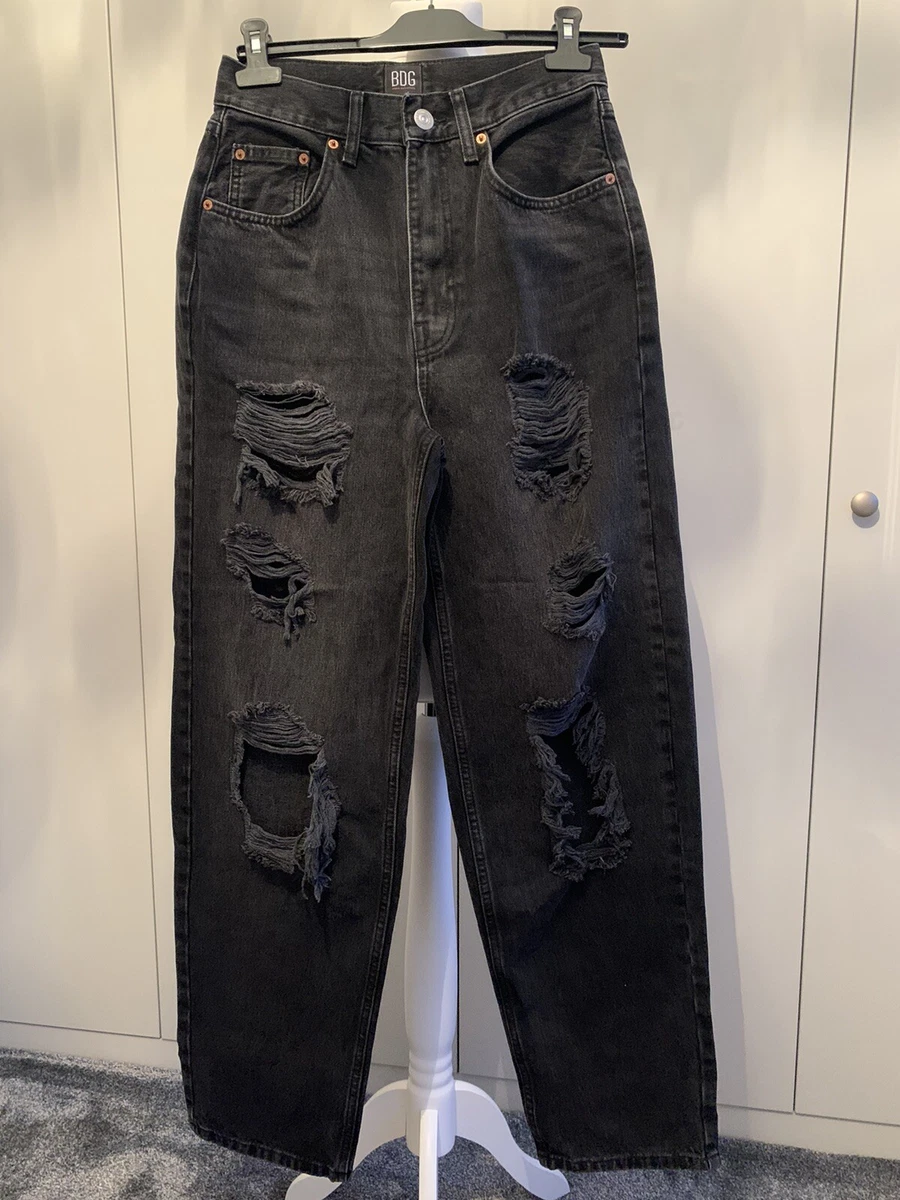 Baggy boyfriend hotsell jeans black