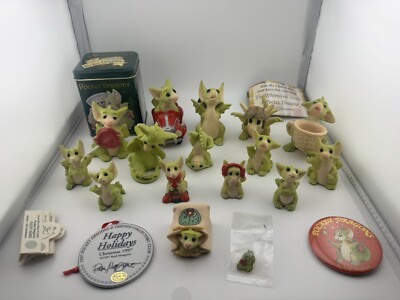 LOT OF 15! Vtg The Whimsical World Of Pocket Dragons Figurines!