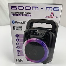 Maxpower Boom M6 Bluetooth Karaoke Speaker New MPD661L
