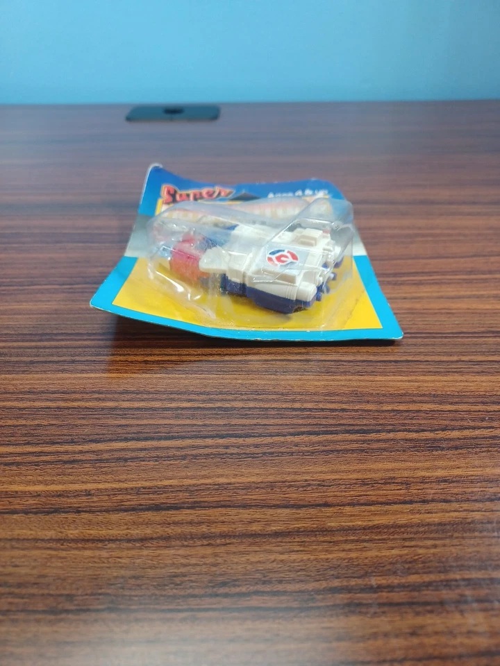 Vintage 1986 Super Alternators By Tomy Jet Robot Transformers Ted White Blue NIP - Image 2 of 4