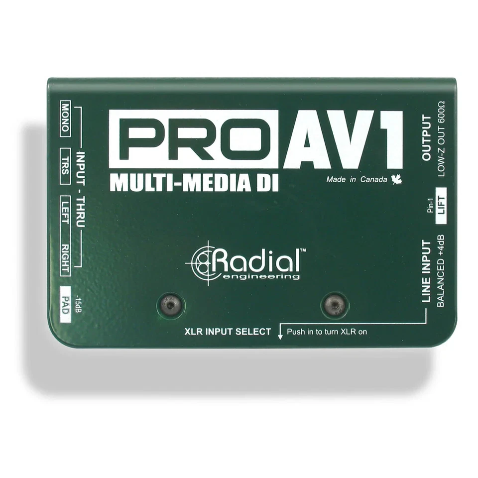 Radial ProAV1 Single Channel Passive Direct Injection Box - Image 2 of 4