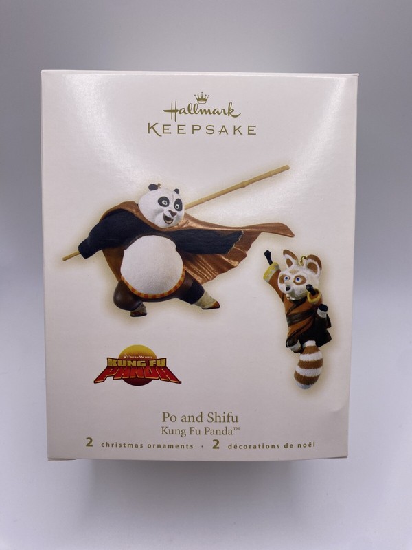 2008 Hallmark Keepsake ~ Po and Sifu ~ Kung Fu Panda - NEW- READ