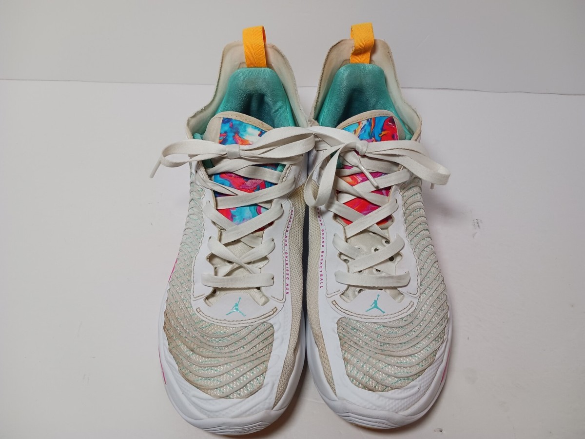 Nike Air Jordan White Multicolor Imaginarium Sneakers Men’s Size 12 JORDAN Grade School Air 12 Retro 153265 130 - Shiekh main image 2