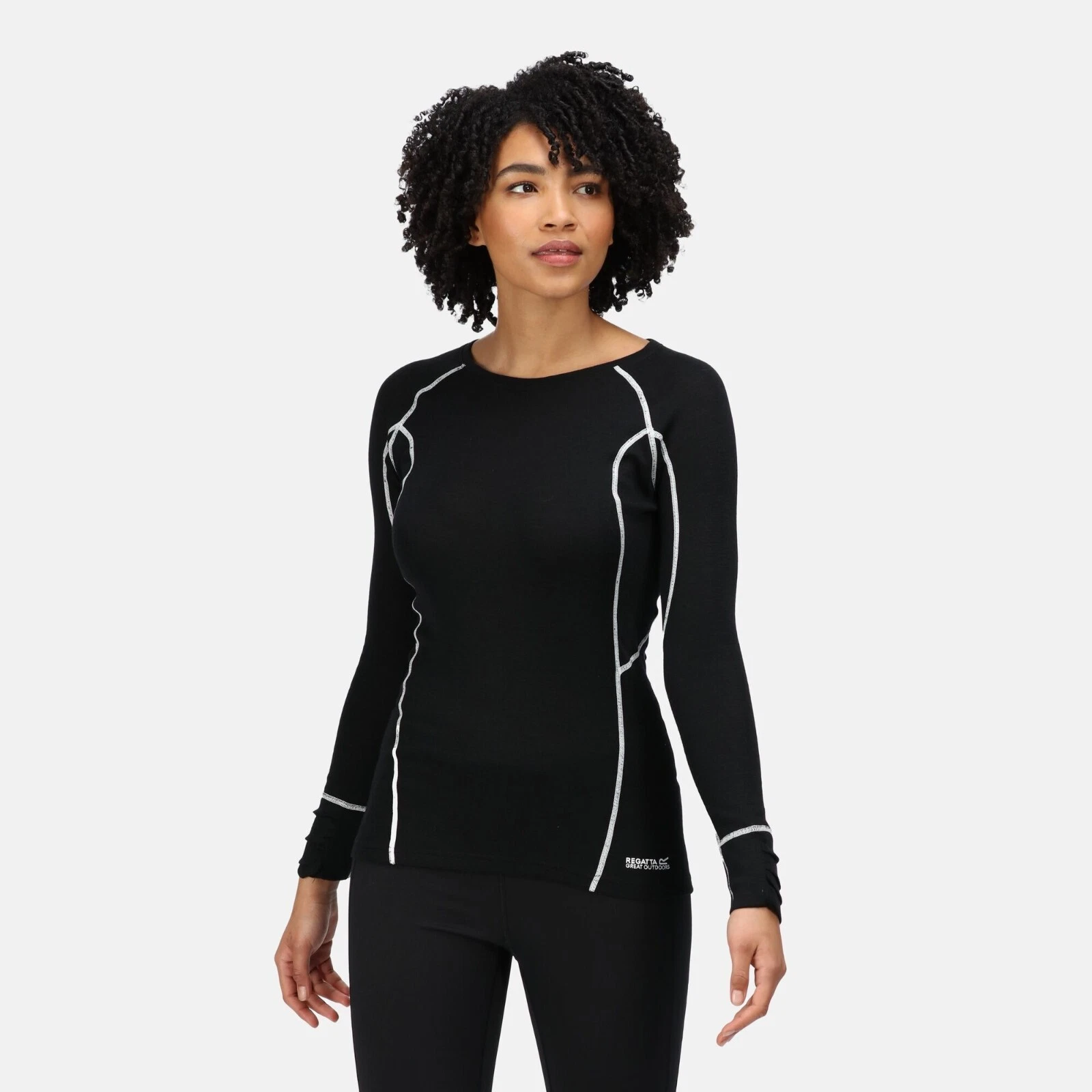 Dare2b Womens Beru Base Layer Ski Thermal Merino Wool Warm T Shirt Top RRP 70