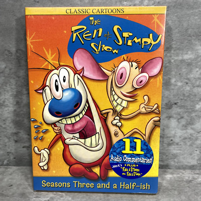 The Ren & Stumpy Show Seasons Three an a Half-ish DVD Bonus Features New Sealed