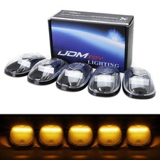 5pcs Cab Roof Clearance Marker Lamps Wamber Strip Led Lights For Most Trucks 5pcs Cab Roof Clearance Marker Lamps Wamber Strip Led Lights For Most Trucks