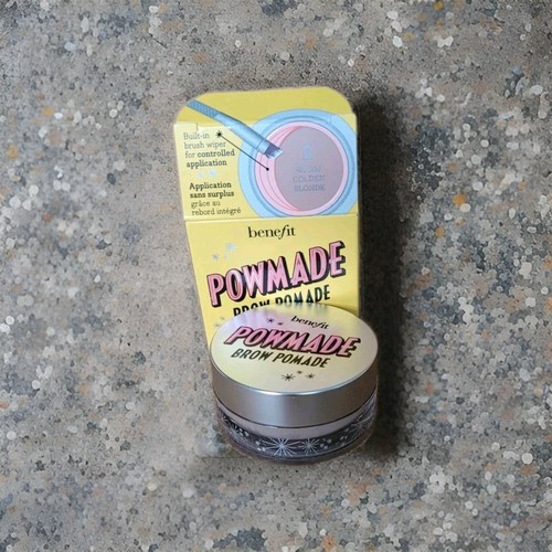 Benefit Cosmetics POWMADE Waterproof Brow 2 Warm Golden Blonde 0.17oz NIB - Picture 4 of 4