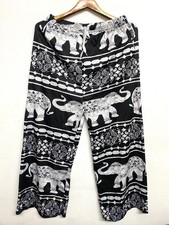 Elegant Harem Trousers elephant Thai Ladies Boho Summer unisex Casual Yoga Pants