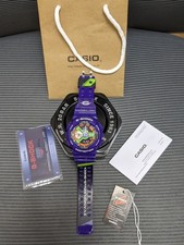 Casio G Shock Evangelion GA-110EV Purple Green Resin Watch With Box Papers