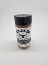 Kinder's Woodfired Garlic Seasoning with Hardwood Smoked Flavors, 6 oz