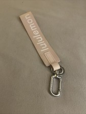 Pink Pearl Lululemon Never Lost Keychain