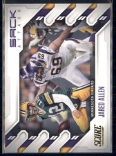 2022 Score - Sack Attack Jared Allen #SA-JA Gold