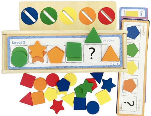 Dailyfunn Montessori Toys Color&Shape Sorting Learning Matching Box for Baby ... - Picture 6 of 7