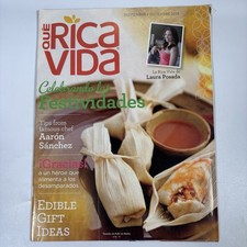 que rica vida Magazine Spanish Revista español 2013 Laura Posada Recipes recetas