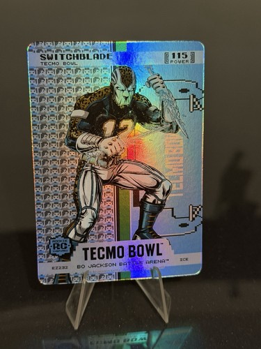 2026 Bo Jackson Battle Arena Tecmo Bowl Switchblade Endzone Battlefoil Card ICE