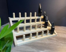 Wooden Stand Holder for 24 Alto Tenor Bari Sop Saxophone Mouthpieces.