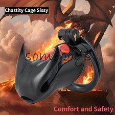New Chastity Cage Sissy Male CB Lock Abstinence Restraint BDSM Chastity Device