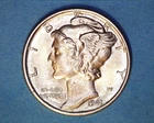 1941 Mercury Head Silver Dime  BU **1118-5