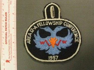 Boy Scout OA Area 12 A 1957 Conference Wisumahi Lodge 0276QQ