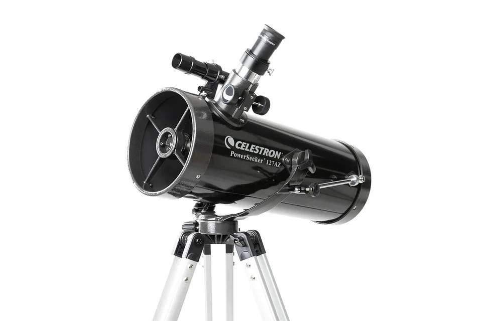 Celestron PowerSeeker 127AZ Telescope with Phone Adapter and Moon Filter - Image 3 of 4