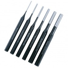BLUESPOT 6 PCE PARALLEL PIN PUNCH SET 2.5 3.5 4.5 6 8 10mm LIFETIME WARRANTY