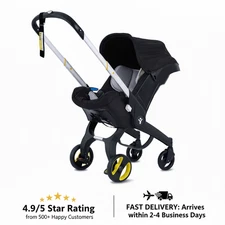 Newborn 4-in-1 Baby Stroller Pram - Foldable, High Landscape, All-in-One