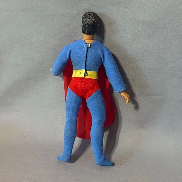 Figura de acción Superman Mego 1971 juguete de colección DC Comics Liga de la Justicia Conjunto Capa Foto 4 de 4