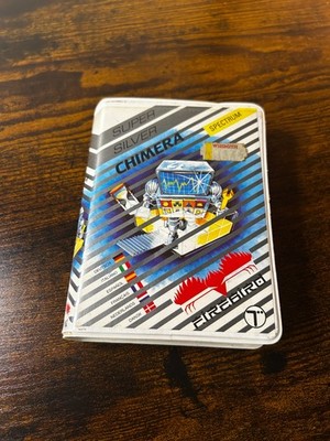 Sinclair ZX Spectrum Videospiel Super Silver Chimera 48K Firebird 1980er Big Box