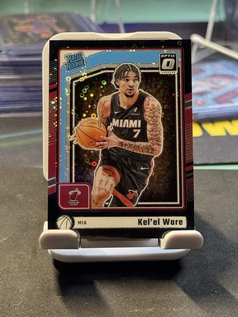Kel’el Ware Black One Of one Rated Rookie 2024-25 Optic Fast Break True 1/1 Heat