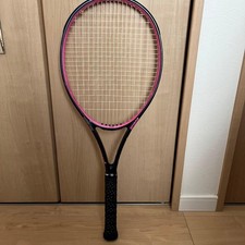 Prince Harrier Team 100 Tennis Racket Grip Size 2 Blue Pink Cover Used