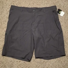 Champion Golf Shorts Mens 38W Gray Power Protect Zip Pocket Media Performance