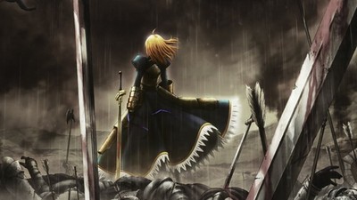 Fate Zero Anime Poster 11x17in Glossy High End Print Wall Art Decor