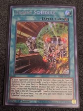 1X NM Urgent Schedule - LDS2-EN125 - Secret Rare 1st Edition