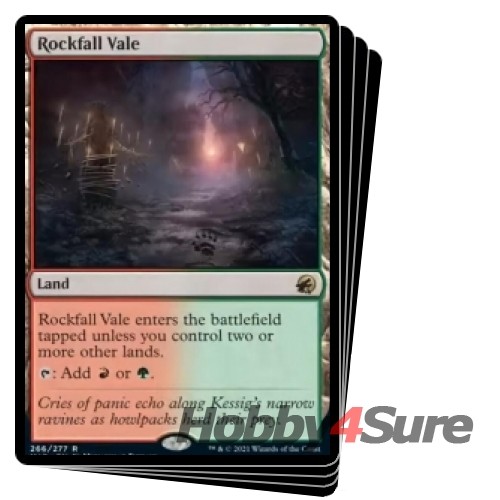 Rockfall Vale X4 M/NM Magic: The Gathering MTG Innistrad: Midnight Hunt ...