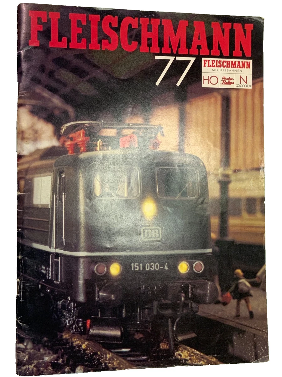 Lot De 9 Catalogues Vintage Fleischmann - Trains Miniatures, époques Et échelles Variées - 1960 à 1980