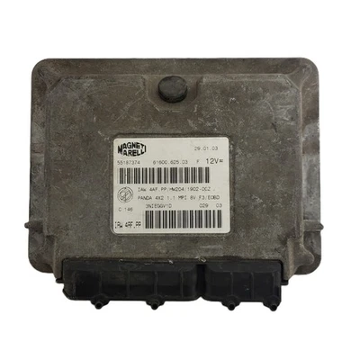 FIAT PANDA 1.1 ECU / 55187374 / IAW4AF.PP / HW204 / 61600.625.03 MAGNETI MARELLI - Photo 1/3