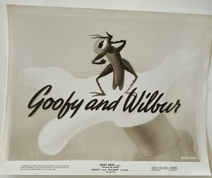 1939 Goofy And Wilbur Animated Mickey Mouse Walt Disney Cartoon Press Photo 14